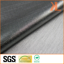 Poliéster Anti-UV Inherentemente ignífugo ignífugo Metallic Silver Lurex Fabric